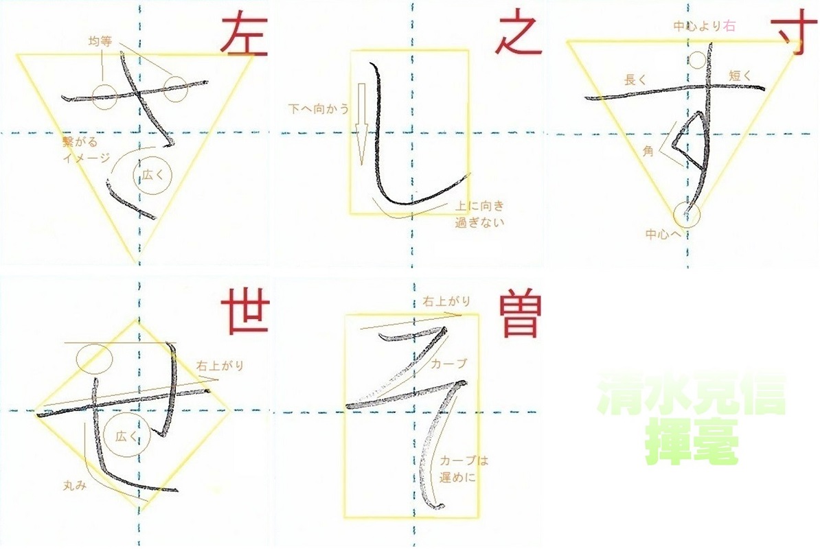 さ行『さしすせそ』の書き方