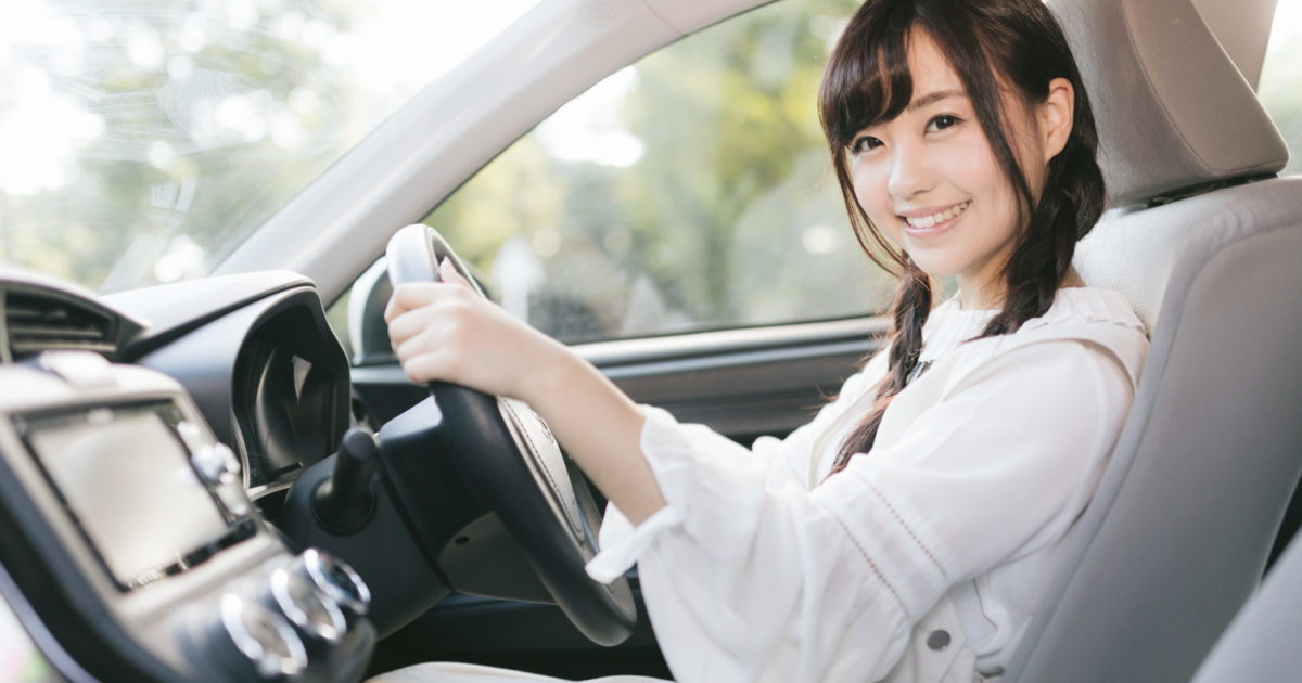 今日はわたしが運転するね