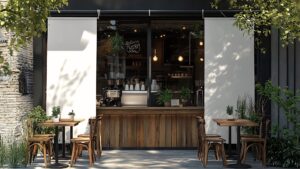 モダンなコーヒーショップ
